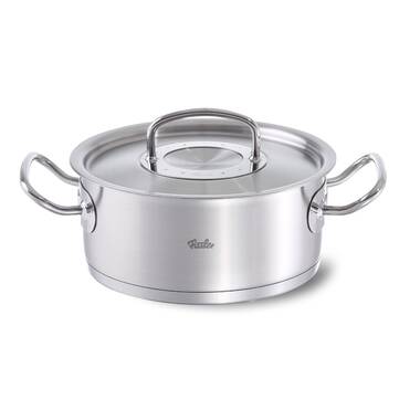 Fissler Original-Profi Collection® Stainless Steel Serving Pan With High  Dome Lid, 9.5-Inch & Reviews