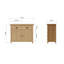 Oakham 2 Door 2 Drawer Sideboard
