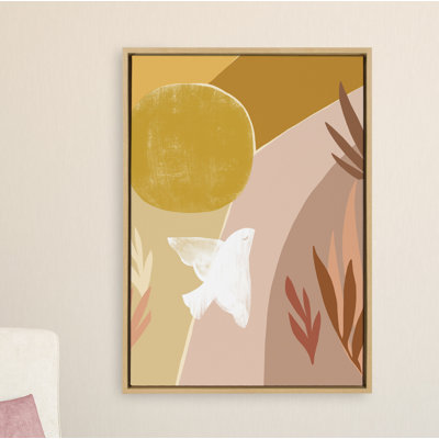 Sunrise Dove by Kate Aurelia Holloway Framed Canvas Wall Art Print