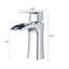 Robinets de lavabo de salle de bain moderne en laiton chromé pour un usage domestique
