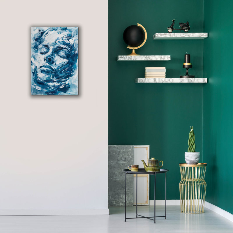 «Swirls Of Her Part 2» par Svetlana Aleynikova, art mural sur toile, H 26 po x l 18 po