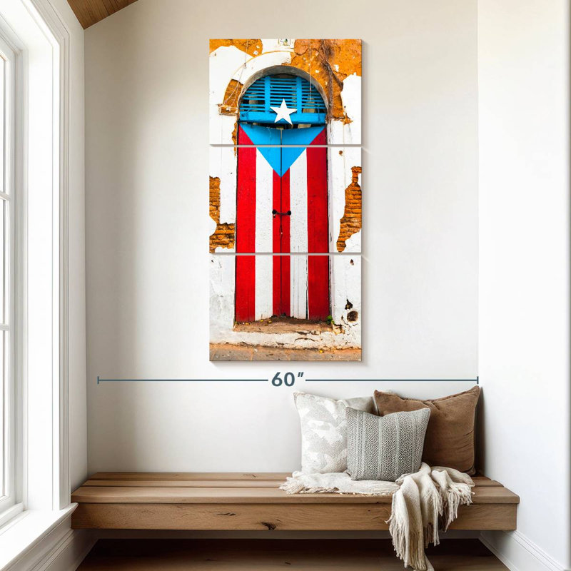 San Juan Old City Door, 52" H x 24" W