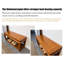 Nouveau banc de rangement en bois d'orme de style chinois pour le salon et l'entrée-682104186