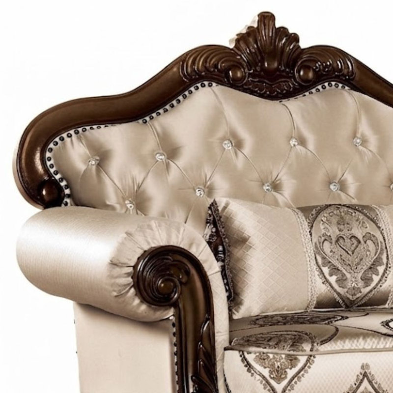 Upholstered Fabric Armchair