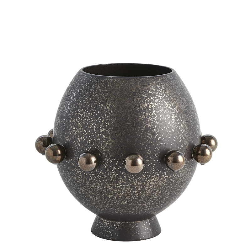 Spheres Collection Vase-Ivory, White