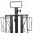 Greeting Cards Display Rack, 32 Pockets Rotating Postcard Brochure Display Stand with Sign Holder & 4 Wheels