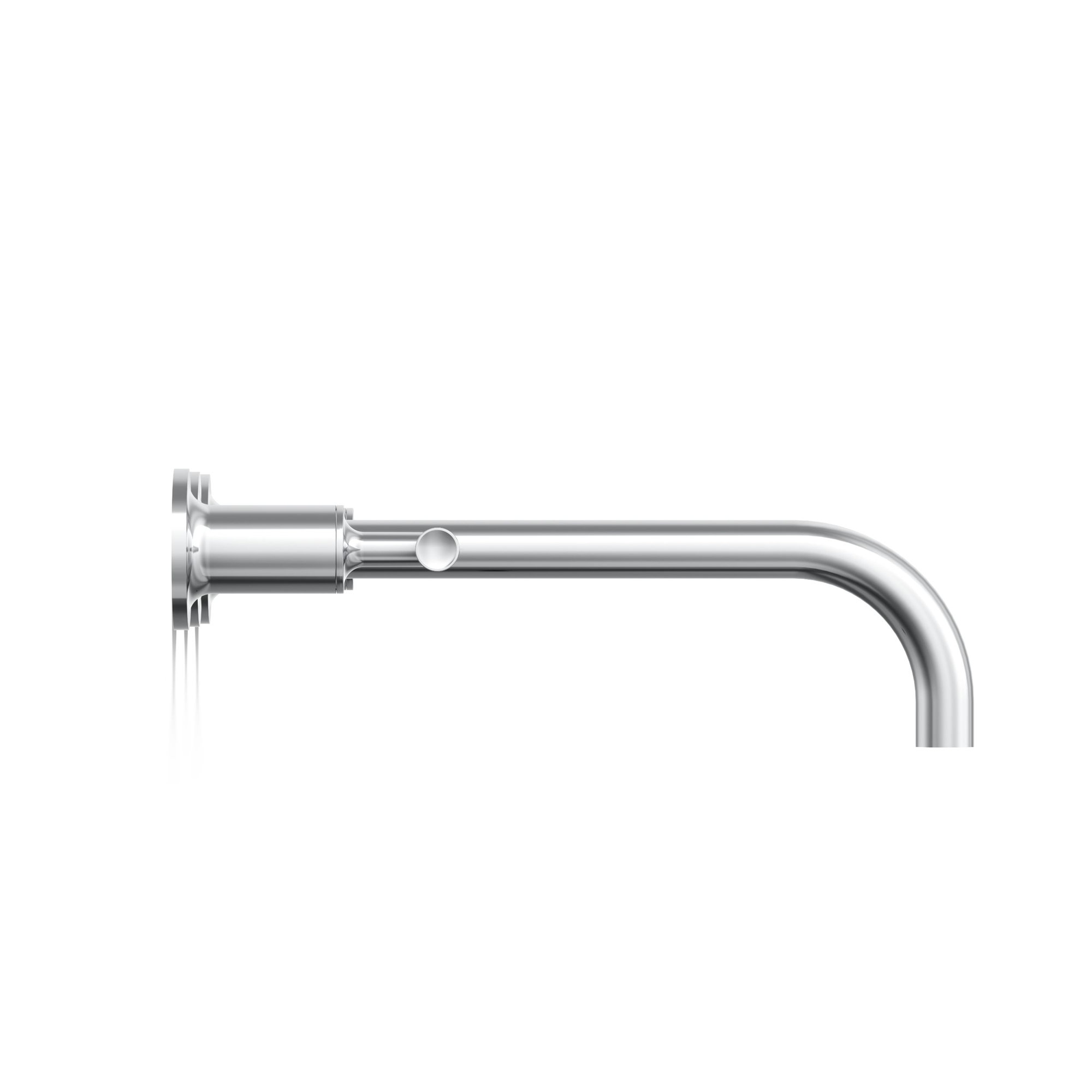 Purist Wall Mounted Bathroom Faucet, Lever Handle, Polished Chrome
