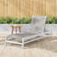 Chaise longue d'extérieur en bois d'acacia durable avec positions réglables pour une détente ultime et un design élégant-1203274004