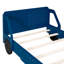 Lit de voiture simple bleu avec roulettes et couleur attrayante - Améliorez le décor de la chambre à coucher Les caractéristiques de confort en forme de voiture répondent à vos besoins-58830511-58830505