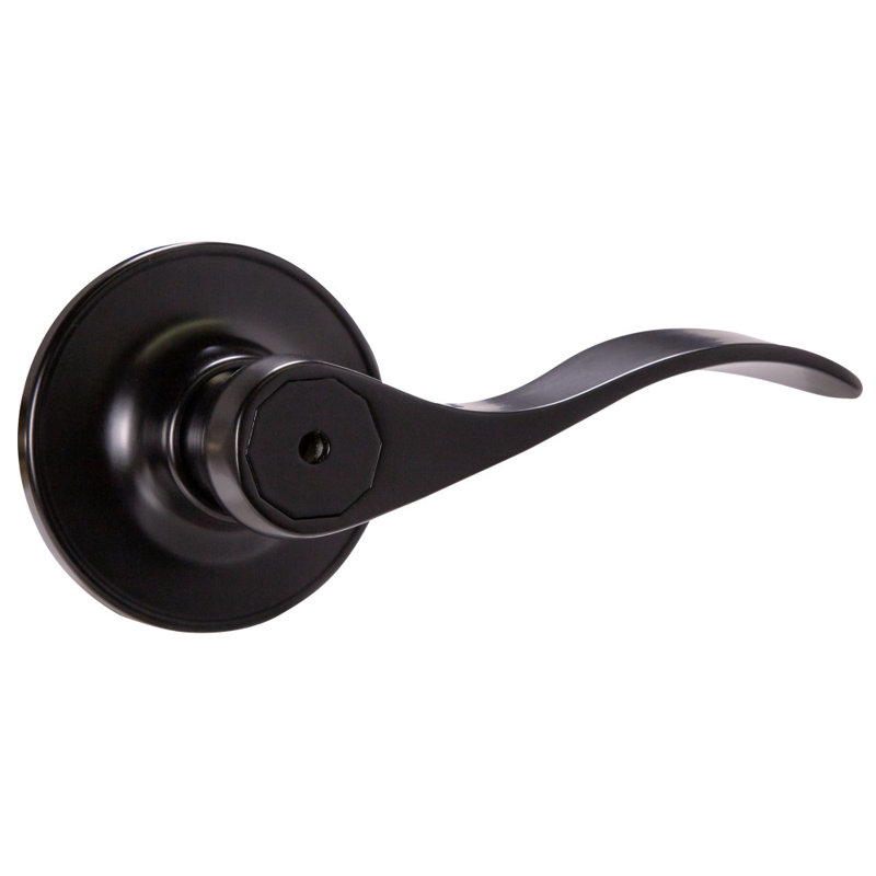 Levier de porte réglable d'intimité à 2 voies avec rosette ronde Springdale Pro Series