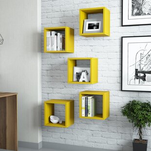 Yellow Floating Shelf/ Book Shelf/ Entryway Shelf/ Floating Console/  Nightstand/ Mesita De Noche/ Table De Nuit/ Bedroom Storage/ Interiors 