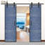 Porte de grange en bois avec quincaillerie d'installation - hauteur de 84 po-79201170-89281215