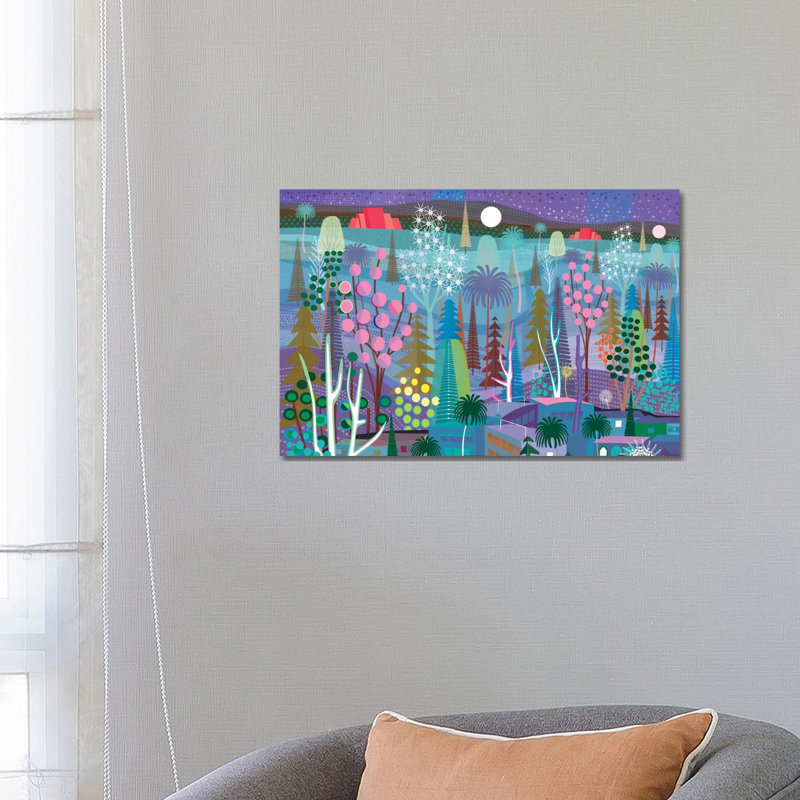 Moon Over Tijuana by Charles Harker - Wrapped Canvas Gallery-Wrapped Canvas Giclée, 66.04 cm H x 45.72 cm W
