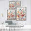 «Poppies and Sweetpeas», reproduction encadrée - bois massif-620415959
