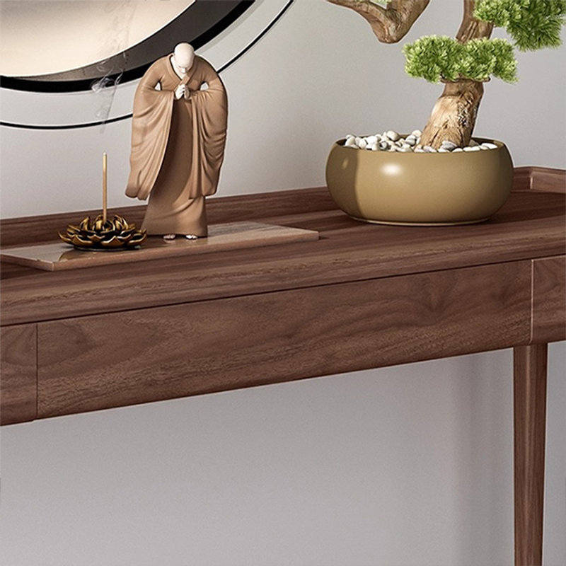 A naturally elegant console table, 35.43" H x 47.24" W x 14.17" D