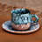 Orren Ellis Handmade Blue Coffee Breeze Ceramic Cup And Saucer