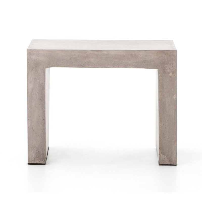 Parish Outdoor Side Table, White