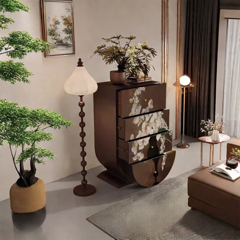 Armoire de rangement élégante à quatre tiroirs