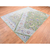 One-of-a-Kind 7'9" X 9'10" New Age Area Rug in Green