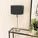 Reselva Brushed Chrome Silver Candlestick Slim Table Lamp Base