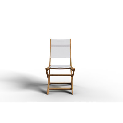 Chaise d'appoint d'extérieur en bois Nawa