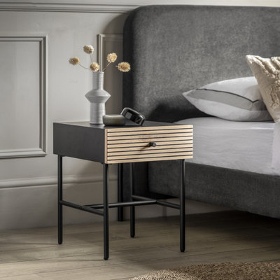 Brittlyns 400cm W Iron Bedside Table