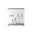 Vitrine en verre 2 couches avec 2 portes-501973920