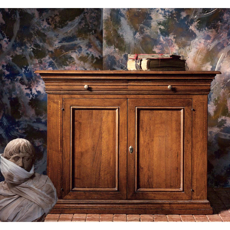 Tuscan 56" 2 Drawer Walnut Wood Sideboard