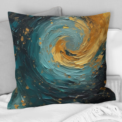 Coussin décoratif Golden Spiral Waves II