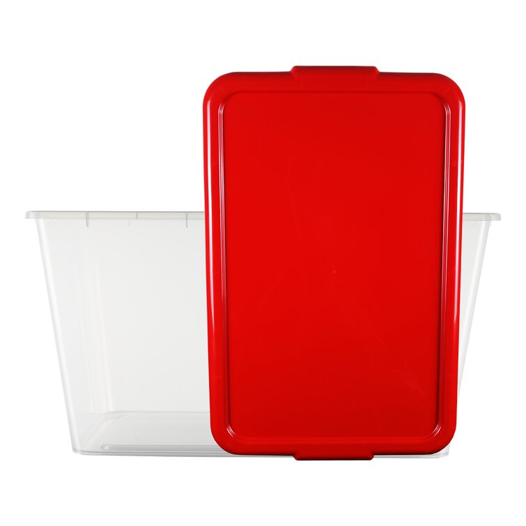 SimplyKleen 14.5-gal. Reusable Stacking Plastic Storage Containers