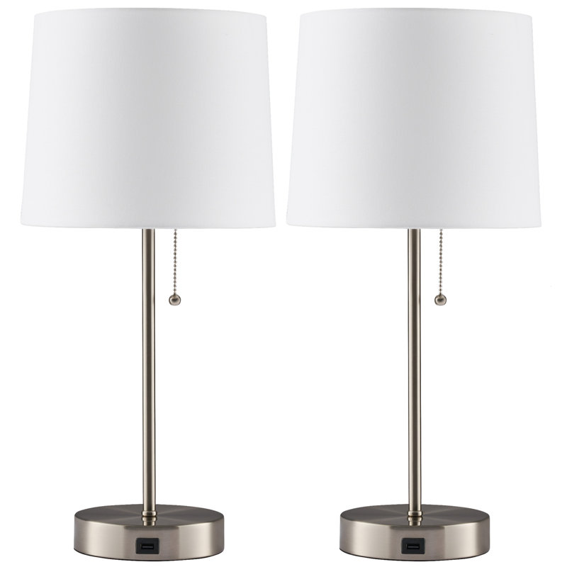 Daphyne 21" Modern Table Lamp with USB