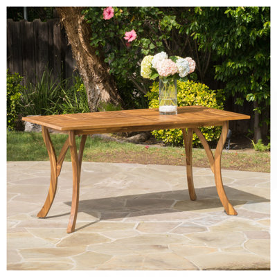 ECTANGULAR WOOD TABLE