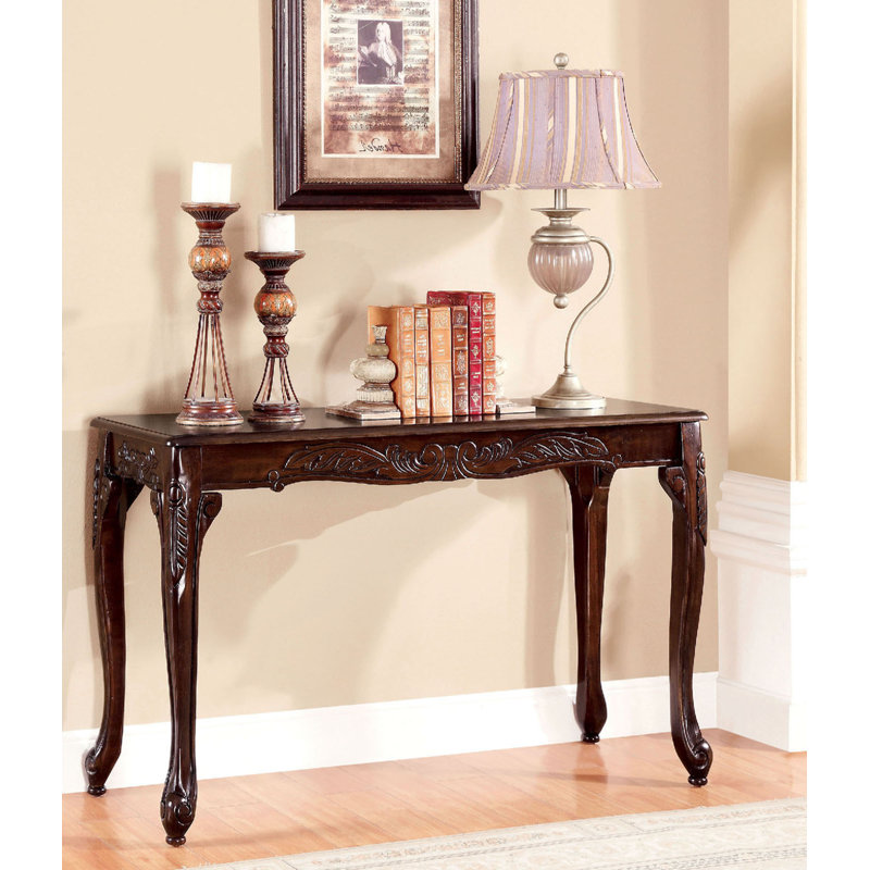 Table de canapé l 47,6 po, cerisier foncé