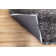 Blanc Flokati Waylon/Tapis décoratif noir