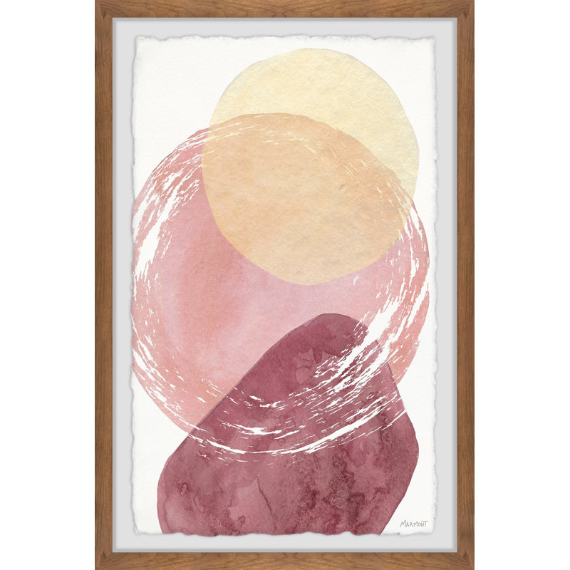 Read Over Cream - Single Picture Frame Painting, 45 cm H x 38 cm W  x 3.81cm D