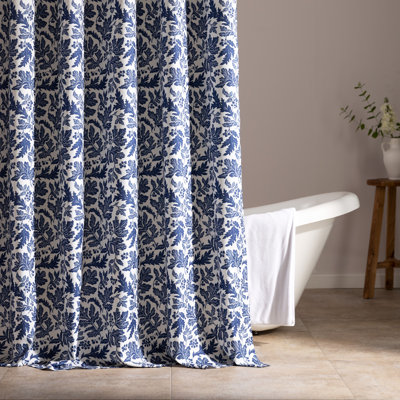  Jacquard Fabric Shower Curtain(Set of 2)