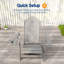 Ensemble de 4 chaises Adirondack pliantes en PEHD avec repose-pieds rétractable, chaises de patio réglables toutes saisons à 3 positions-1835651825