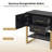 Quintonio Modern Console Table with Drawer, Storage Cabinet and Shelf-1466461204