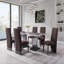 Chaise de salle à manger 2 pièces STACEY BRUN-1032306418