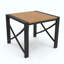 Table de bout carrée pour l'extérieur