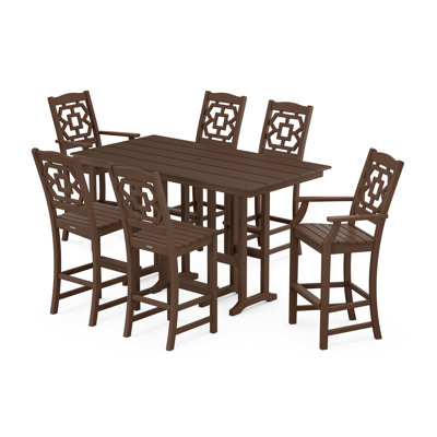 Chinoiserie 6 - Person Patio Dining Set