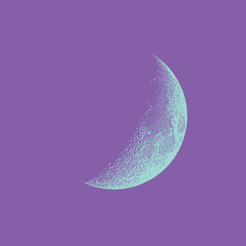 Lune par Georgepeter, H 20 po x l 20 po