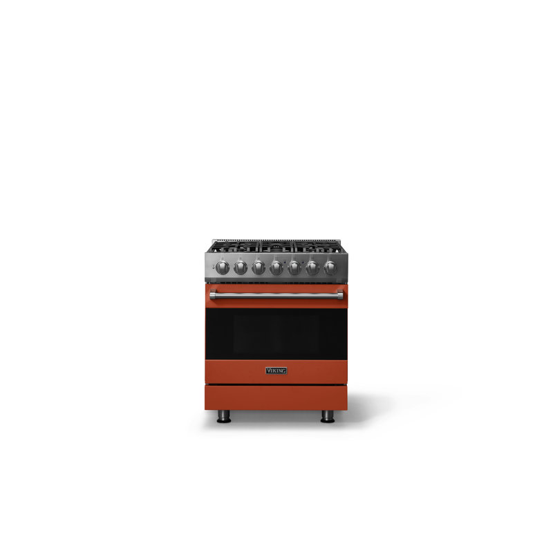 Viking30"W./24"D. Sealed Burner Range-5 Burners, Liquid Propane, Spiced Cider, Dual Fuel