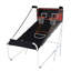 Jeu d'arcade de basketball pliable, jeu de basketball intérieur pour 2 joueurs, sport à deux coups avec 5 balles, 8 modes de jeu, tableau de pointage électronique et pompe de gonflage, pour enfants, adultes (noir et blanc)