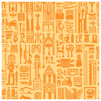 Egyptian Hieroglyphs Pattern Comforter