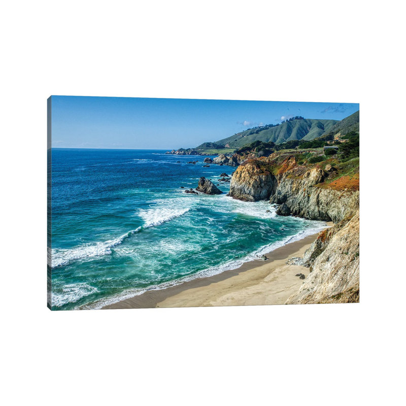 Big Sur Coastline of California 1 Piece Wrapped Canvas Wall Art, 66.04 cm H x 45.72 cm W x 3.175 cm D