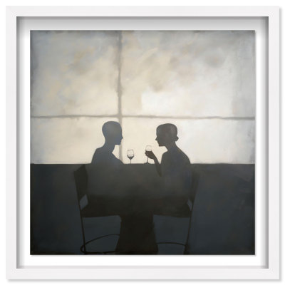 Oliver Gal Love in Shadows Abstract - Luxury Shadowbox Framed Wall Art