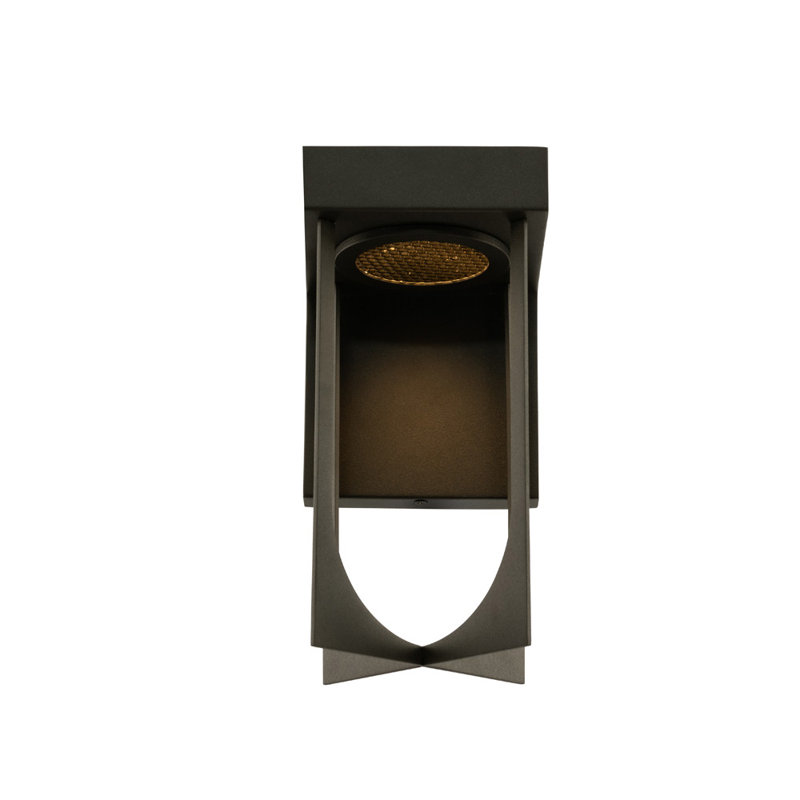 Applique murale d'extérieur 1 LT noir mat Optika Kalco