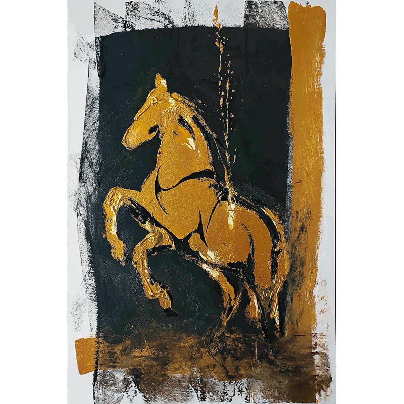 Art mural sur toile tendue, L 36 po x H 48 po x P 1,5 po