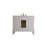 Northwich 42'' Single Bathroom Vanity with Marble Top-2076451988-2090606185